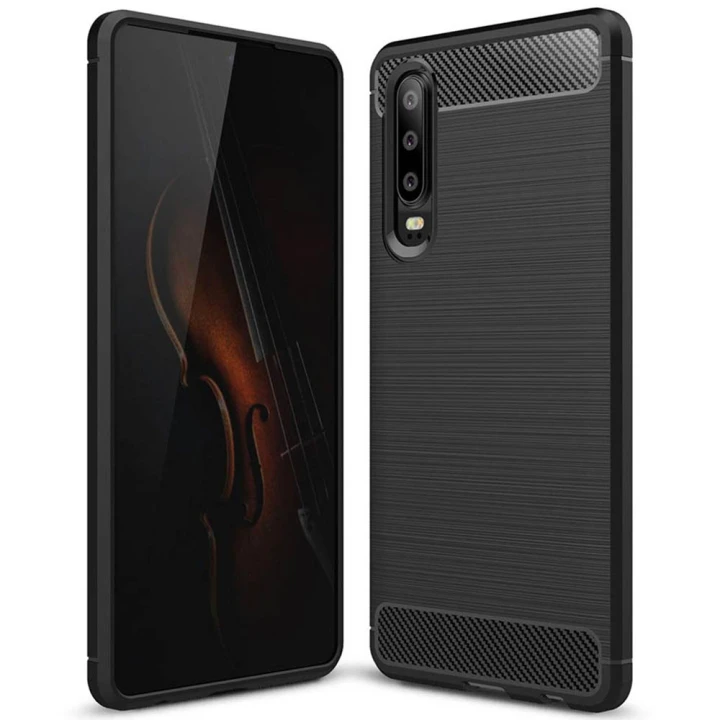Чехол накладка Polished Carbon для Huawei P30
