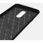 Чохол накладка Polished Carbon для Meizu 15 Plus сірий