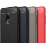 Чохол накладка Polished Carbon для Meizu 15 Plus сірий