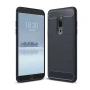 Чохол накладка Polished Carbon для Meizu 15 Plus сірий