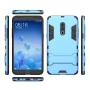 Чехол накладка Iron Man для Meizu 15 Plus темно-синий