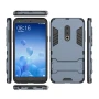 Чехол накладка Iron Man для Meizu 15 Plus темно-синий