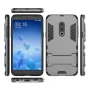 Чехол накладка Iron Man для Meizu 15 Plus темно-синий