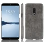 Шкіряний чохол накладка для Meizu 15 Plus чорний