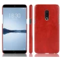 Шкіряний чохол накладка для Meizu 15 Plus чорний