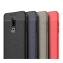 Чехол накладка Auto Focus для Meizu 15 ТПУ синий