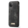 Чехол-кошелек CaseMe Retro Leather для Apple iPhone 12 Mini, Black