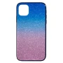 Чохол-накладка Glass Case Ambre для Apple iPhone 11 Pro рожевий з голубим