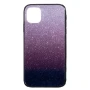 Чохол-накладка Glass Case Ambre для Apple iPhone 11 Pro рожевий з голубим