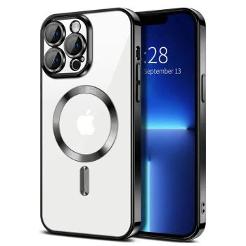 Силіконовий чохол Fashion Shining для iPhone 14 Pro Max з підтримкою безпровідної зарядки