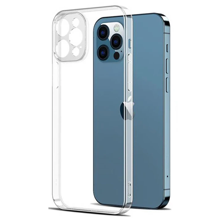 Прозрачный силиконовый чехол накладка Oucase для Apple iPhone 13 Pro Max, Transparent
