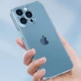 Прозрачный силиконовый чехол накладка Oucase для Apple iPhone 13 Pro Max, Transparent