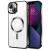 Силиконовый чехол Fashion Shining для iPhone 15 Plus с поддержкой беспроводной зарядки