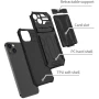 Чохол-накладка Armor Case with Card Slot для Apple iPhone 14 Pro чорний