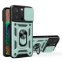 Чехол накладка Ricco Camera Sliding для Apple iPhone 15 Pro черный