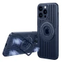 Чехол Omeve Magnetic Heat Dissipation для Apple iPhone 115 Pro Max с рассеянием тепла и выдвижной подставкой фиолетовый