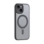 Чохол - накладка Magsafe Magnetic Ring для Apple iPhone 15 Plus з магнітним кільцем блакитний