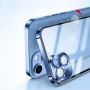 Чохол накладка Metal Glass для iPhone 15 Plus із додатковим захистом на камеру
