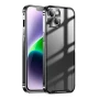 Чохол накладка Metal Glass для iPhone 15 Plus із додатковим захистом на камеру