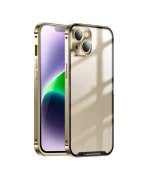 Чохол накладка Metal Glass для iPhone 15 із додатковим захистом на камеру