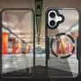 Чехол Double Shield 360 with Ring для iPhone 16 Plus синий