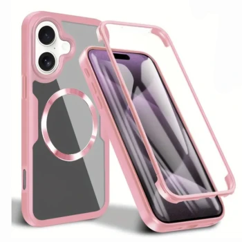 Чохол Double Shield 360 with Ring для iPhone 16 Plus