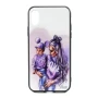 Чехол-накладка Glass Case Girls для Apple iPhone X / XS 4