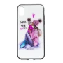 Чехол-накладка Glass Case Girls для Apple iPhone X / XS 4