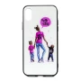 Чехол-накладка Glass Case Girls для Apple iPhone X / XS 4