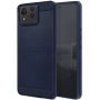 Чехол накладка Polished Carbon для Asus Zenfone 11 Ultra синий