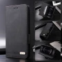 Шкіряний чохол книжка Magnetic Clasp для Asus Zenfone 11 Ultra зелений