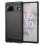 Чехол-накладка Carbon для Google Pixel 6A красный