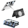 Чехол Magnetic Shield 360 with Stand для Google Pixel 9 Pro Fold с функцией беспроводной зарядки серебряный