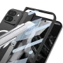 Чехол Magnetic Shield 360 with Stand для Google Pixel 9 Pro Fold с функцией беспроводной зарядки серебряный