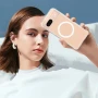 Чехол - накладка Omeve Glass Ring для Google Pixel 8a черный