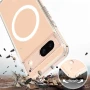 Чехол - накладка Omeve Glass Ring для Google Pixel 8a черный