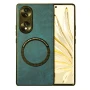 Кожаный чехол - накладка Leather Hybrid Case для Honor 90 с металлической вставкой