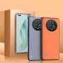 Кожаный чехол - накладка CODE Tactile Experience для Honor Magic5 Pro фиолетовый