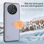 Кожаный чехол - накладка CODE Tactile Experience для Honor Magic5 Pro фиолетовый