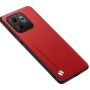 Шкіряний чохол - накладка CODE Tactile Experience для Infinix Hot 50i 4G / Smart 9 червоний
