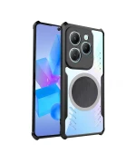 Чехол - накладка Acryl Cooling Armor для Infinix Hot 40 / 40 Pro с магнитной пластиной, Black