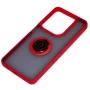 Чехол - накладка TPU Color Matte Ring для Infinix Hot 40 / Hot 40 Pro черный