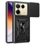 Чехол-накладка Ricco Camera Sliding для Infinix Note 40 Pro 4G / Note 40 Pro 5G / Note 40 Pro+ красный