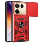 Чехол-накладка Ricco Camera Sliding для Infinix Note 40 Pro 4G / Note 40 Pro 5G / Note 40 Pro+ красный