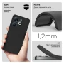 Матовый чехол накладка TPU для Infinix Smart 8 / Hot 40i, Black