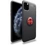 Чохол Auto Focus 360 Rotating Ring для Apple iPhone 13 Pro Max чорно-червоний