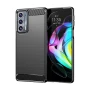 Чехол-накладка Polished Carbon для Motorola Edge 20 синий