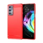 Чехол-накладка Polished Carbon для Motorola Edge 20 синий
