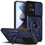 Чехол накладка Ricco Camera Sliding для Motorola Moto G72 красный