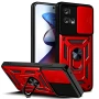 Чехол накладка Ricco Camera Sliding для Motorola Moto G72 красный